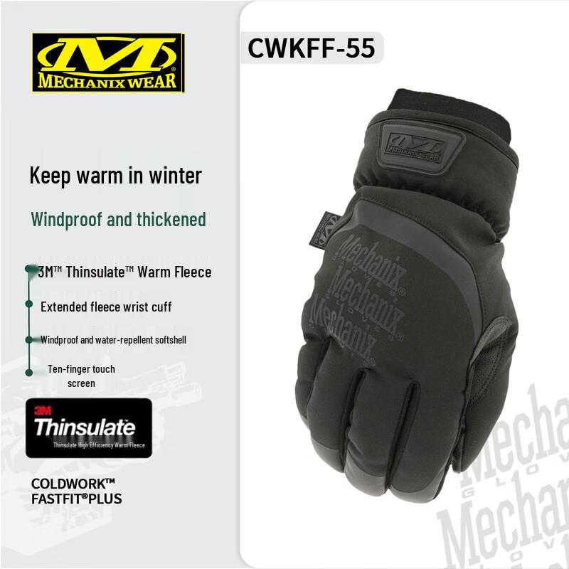 Mechanix Wear CWKFF-55 Winter Windproof Water-Resistant Insulated Gloves