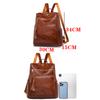 Ladies Backpack High Quality Leather Travel Back Pack Large Capacity School Bags Shoulder Bags For Women