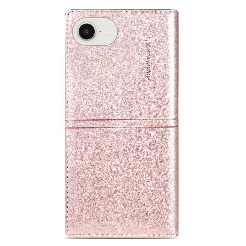 For iPhone 16e Wallet Case Magnetic Closing Leather Phone Cover