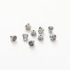 10PCS/lot 6.5*8MM 18K Gold Plated Brass Beads Caps Tassel Caps Bracelet Jewelry Making Supplies DIY Findings Accessories