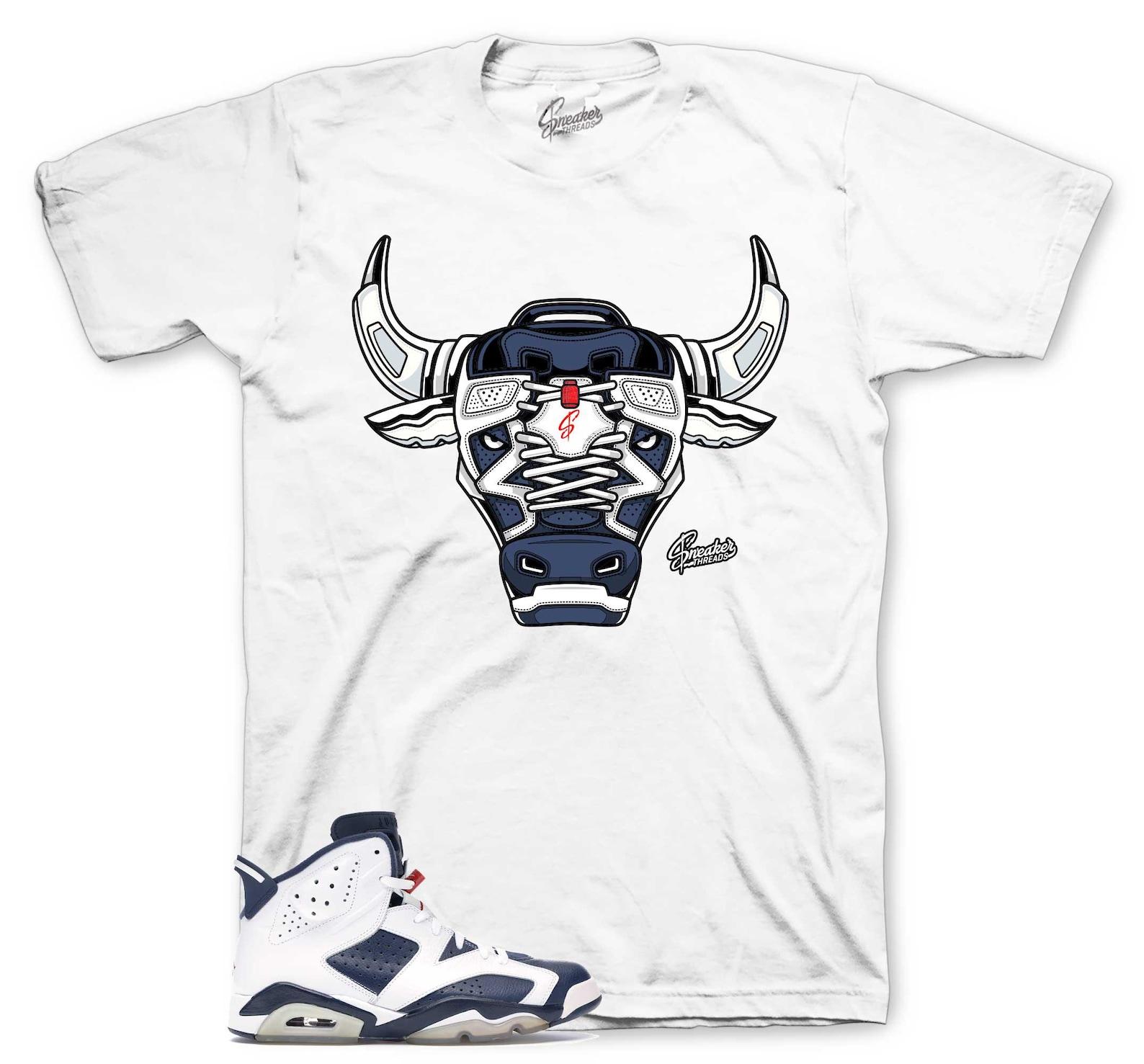 Sneaker Tees To Match Retro 6 Olympic - War Bully Shirt 4XL