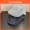 Denim Beret Hat For Women With Breathable Cotton Material For Fall Winter Fashion