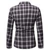Men's New Stylish Casual Plaid Business Wedding Party Outwear Coat Suit Tops