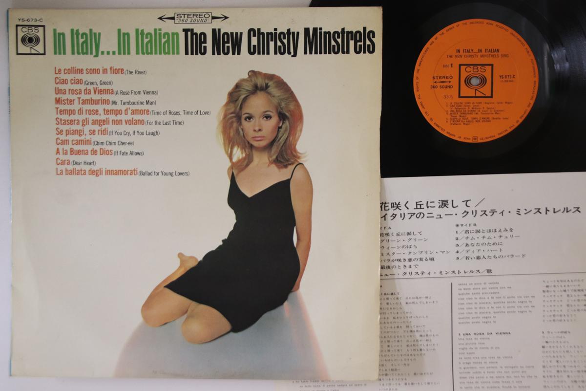 

LP Record NEW CHRISTY MINSTRELS - In Italy...in Italian YS673C CBS Japan Pop Used