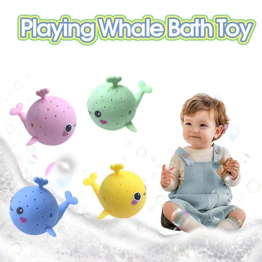 Water Absorbing Bath Squeezing Toys Whale Water Toys Baby Toy Whale Squeezing Toys Summer