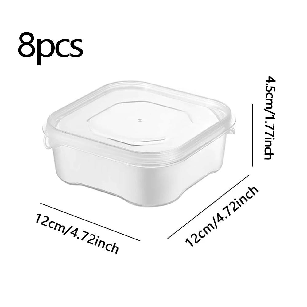 Refrigerator Frozen Meat Box Food Preservation Box Transparent Freeze Meat Vegetable Fresh-Keeping Storage Container with Lid