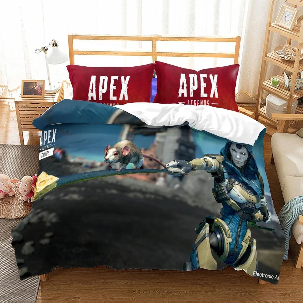 Comforter Game Characters Apex Gamer Apex Bedding Sets For Teenagers & Adults 3D Printed