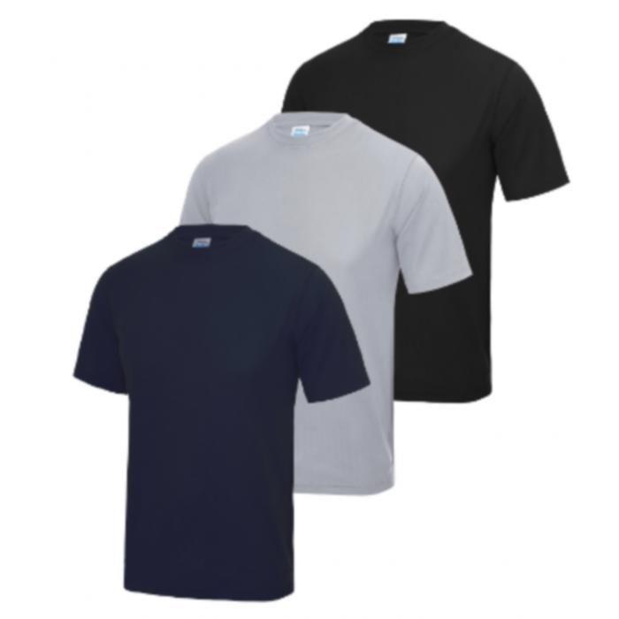 T- shirt de sport homme Just Cool respirant Neoteric lot 3 - - Bleu
