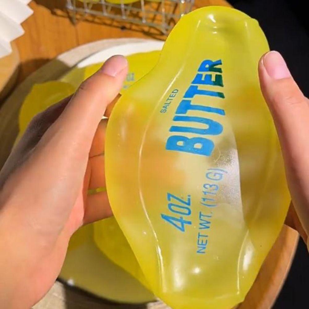 Non Rebound Butter Stick Squeezing Toy Plasticity Butter Stick Squishy Toy Office Desk Toy