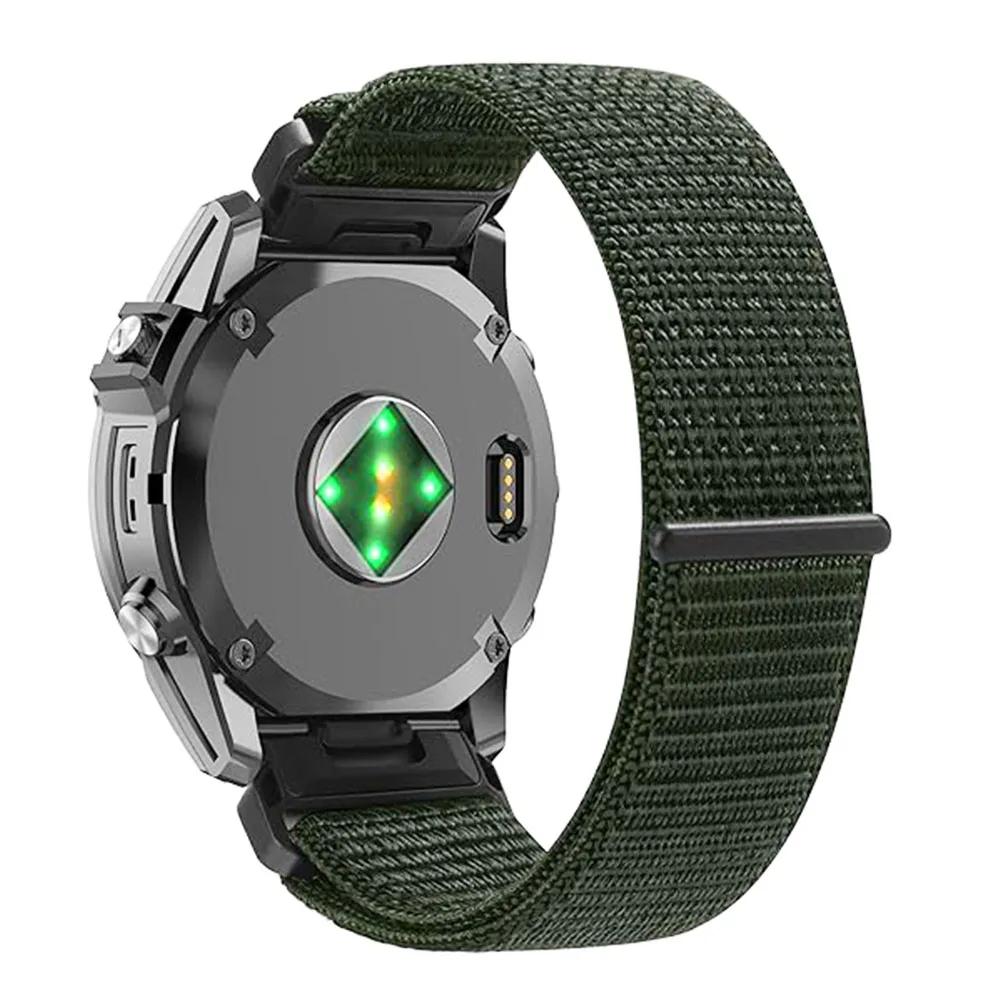 22mm 26mm Nylon Loop Quick Fit Strap for Garmin Fenix 8 Pro 7X 6X 6 5 Plus Tactix 8 Enduro 3 Epix Forerunner 970 965 Sports Band