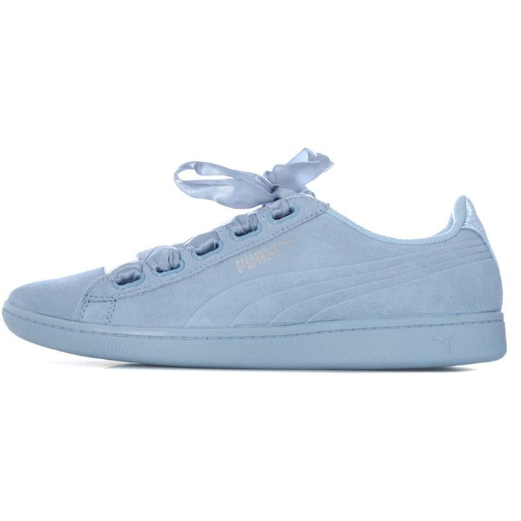 (WMNS) PUMA Vikky Ribbon Satin For Blue Women s 366416-04 EU 38