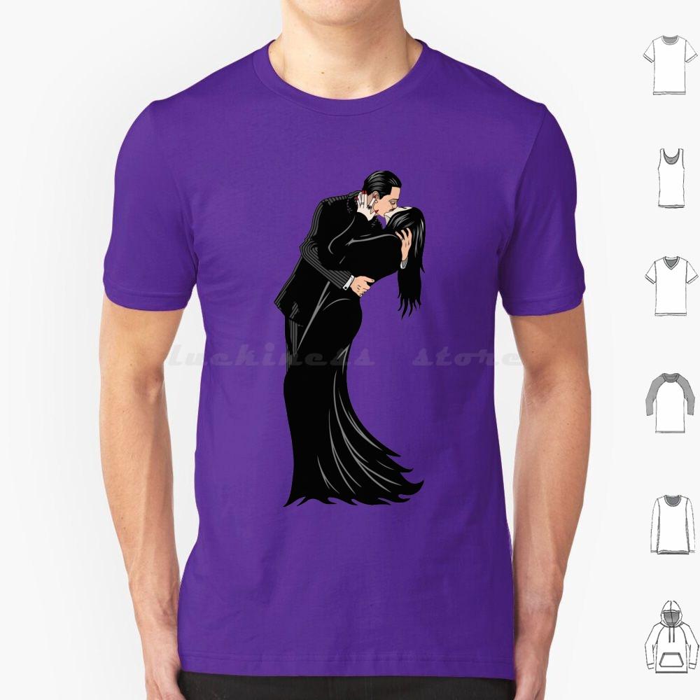 Cara Mia T Shirt Cotton Men Women DIY Print Romance Love Kiss Gothic Emo Addams Gomez Morticia Horror Halloween Scary Cara Mia
