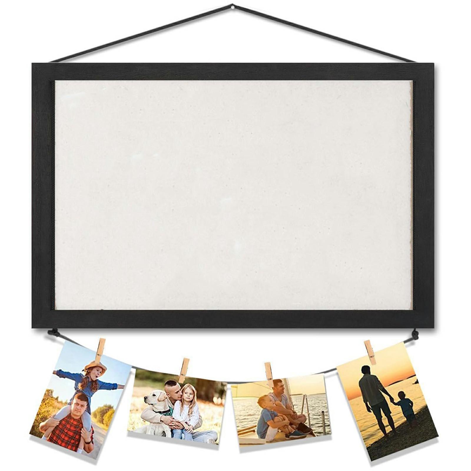 

Hanging Message Board Cork Memo Note Pin Board Photo Wall Background Bulletin Board B