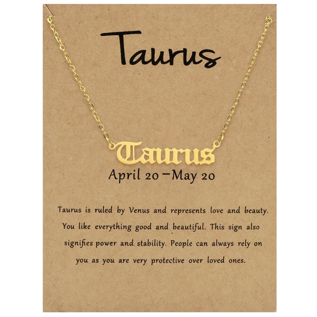 Minimalist and Exquisite Birthstone Women's Necklace Pendant Stainless Steel Plated 18K Gold Birthstone Jewelry Gift Necklace