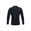 Under Armour ColdGear® Golf Printed Mock Neck Slim Fit Long Sleeve T-Shirt Men Tops Black 1366269-001