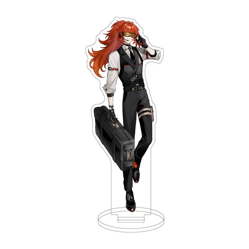 Game Yuanshen HoYoFair Acrylic Stand Scaramouche Brooch Badge Transparent Card Wanderer Balladeer Furina Decor Ornament Gifts
