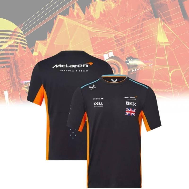 Breathable Mesh Fabric Fia Formula 1 World Championship Men's Summer Shirt