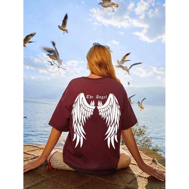 Unisex Loose Fit Cotton Graphic Tee Streetwear Gothic Anime Print Short Sleeve T-Shirt Teens