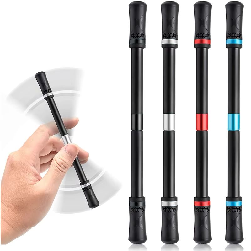 Penna Filante Antiscivolo Creativa - Penna Gel Rotante Antistress per Adulti Cancelleria per Studenti Materiale Scolastico Hand Spinner