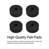12pcs Jazz Drum Cymbal Felt Pads Parts with Cymbal Sleeves&Wing Nuts&Washers&Cymbal Wool Felt Pads