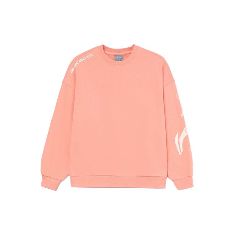 Свитшот Li Ning Унисекс Многоцветный Оранжево-розовый AWDRD38-8 L