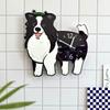 Cartoon Dog Creative Decoration Wall-mounted Clock, Living Room Pet Store Swing Style Wall Clock Ornament