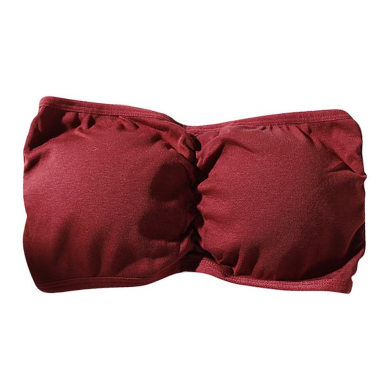 Women Intimates Tube Tops Bras Breathable Non-slip Strapless Wrapped Chest Bra Underwear