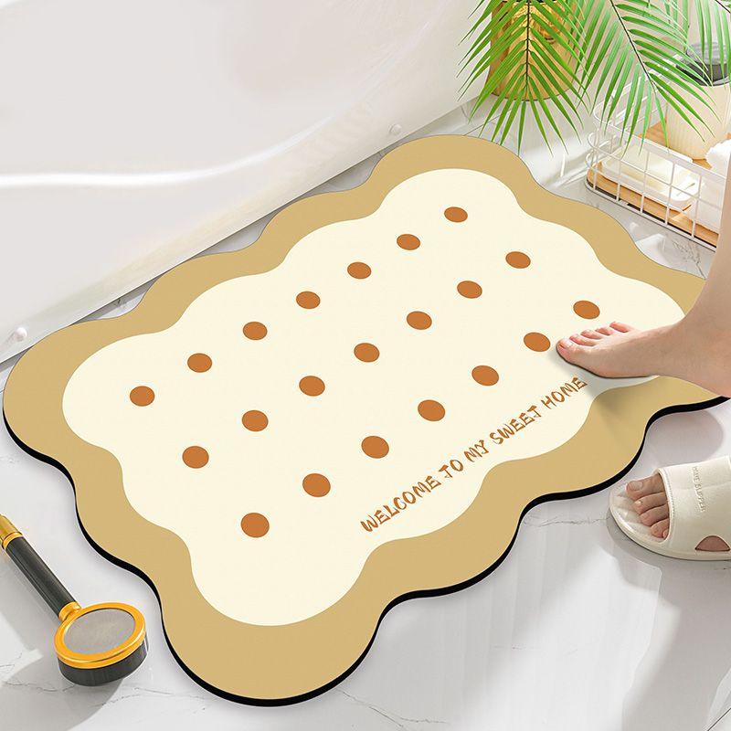 Bathroom diatom mud floor mat, toilet carpet, toilet door, toilet water-absorbing non-slip foot mat, entry door mat