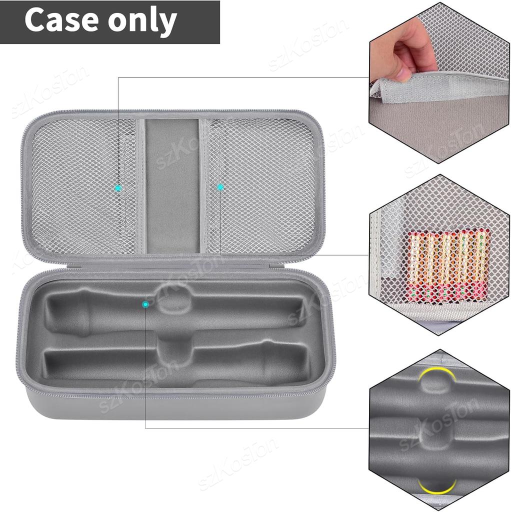 Trådløs mikrofonkoffert for JBL PartyBox Trådløst to-mikrofonsystem Synging Karaoke Dobbel mikrofon Håndholdt Reiseoppbevaringsveske