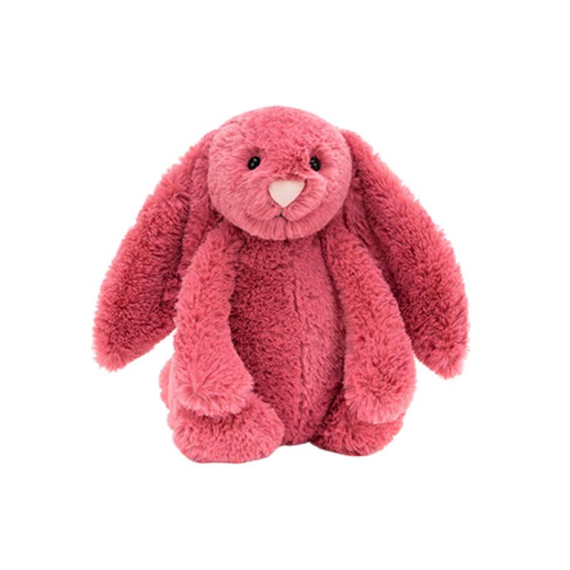 

JELLYCAT Серия «Банни Бонни» Застенчивый Банни Бонни Компаньон и Успокаивающая Вишневая Кукла Плюшевая Кукла 18см/31см Высота