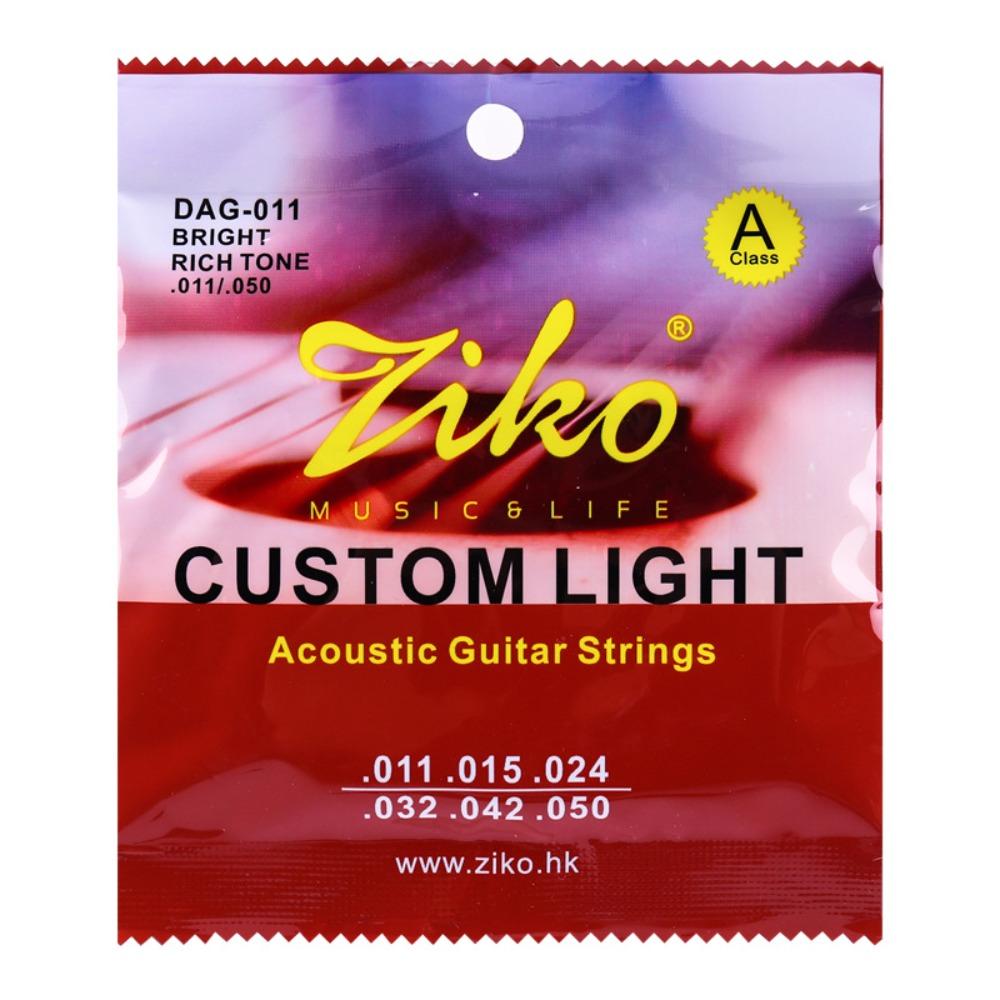 Set di 6 Corde Corde per Chitarra Acustica Esagonale Zinco Lega di Zinco Corda per Chitarra Chitarra Acustica