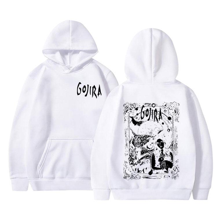 French Metal Band Gojira Graphic Hoodie Male Magma Sweatshirt Men Women Casual Oversized Hoodies From Mars To Sirius Pullover
