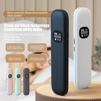 Altavoz de almohada de conducción ósea Altavoz Bluetooth compatible para dormir debajo de la almohada Altavoz inalámbrico privado para dormir