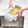 with Strainer Spaghetti Boxes Pasta Cooker Boat Steamer Noodle Cooking Box Kitchen Accessories