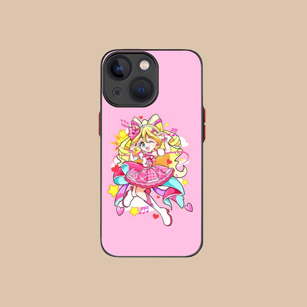 

Sakura Uta Cure Idol Silicone Mobile Phone Case for iPhone 17 16 15 14 13 12 11 X XR XS Air Pro Max Plus Mini Colorful Cover iPhone XS Max