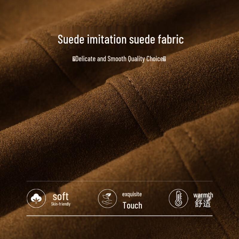 Women's Versatile Faux Suede Lapel Jacket