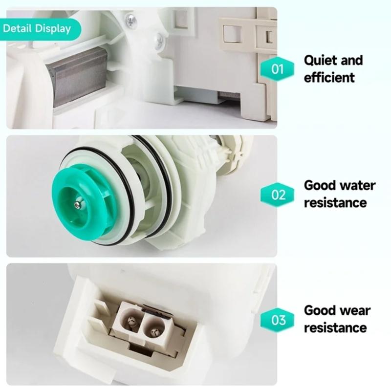 Universal Dishwasher Pump and Motor Assembly 5304519906 Dishwasher Pump Motor Assembly Easy Installation and Durability