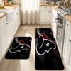 Houston Texans Flannel Kitchen Mat Christmas Soft Area Rug Non Slip Floor Carpet Home Decoration