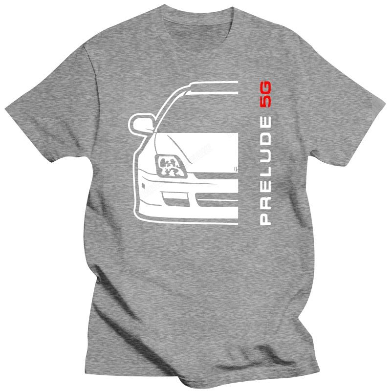 Japan Car Hon Prelude 5G Brand Men Fashion Mans Unique Cotton tee top O-Neck T Shirt male o-neck short sleeve casual tops