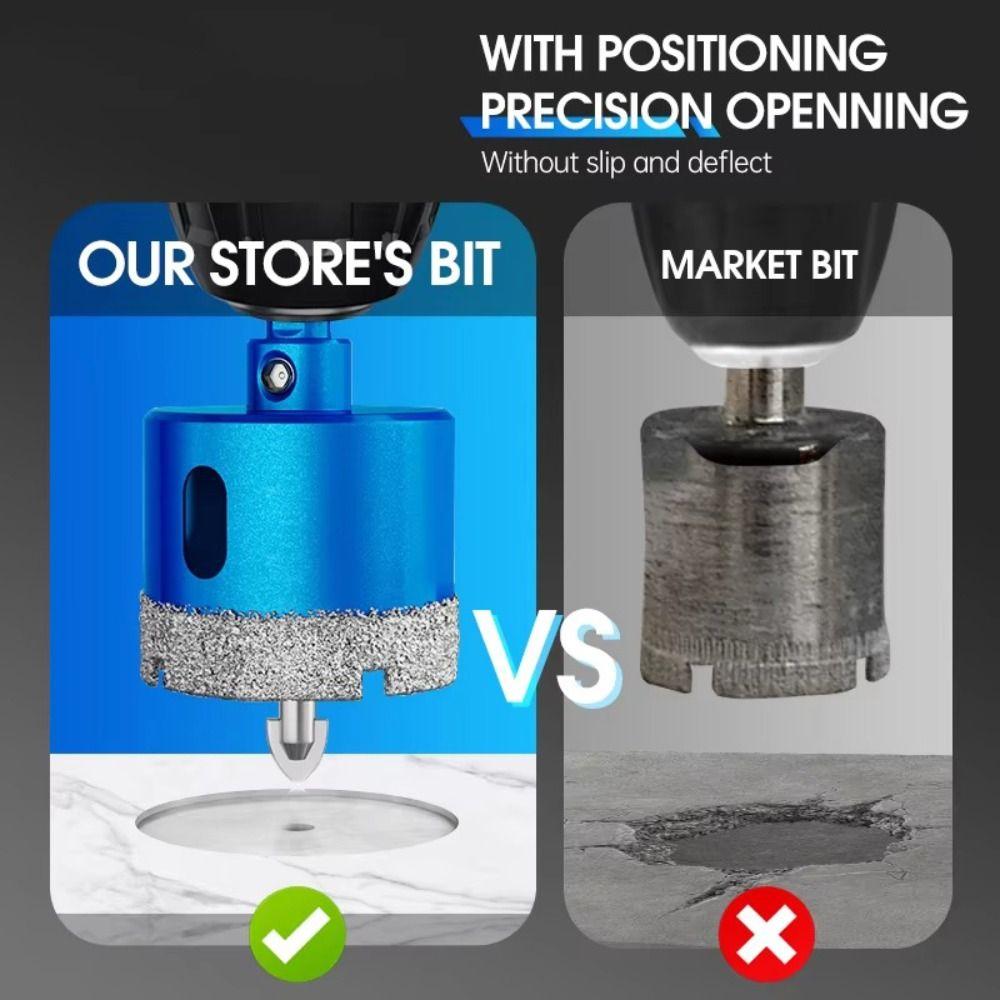 Diamond Coated Tile Drill Bit Hex Shank Drill Bit Durable Diamond Hole Saw Glass Tile