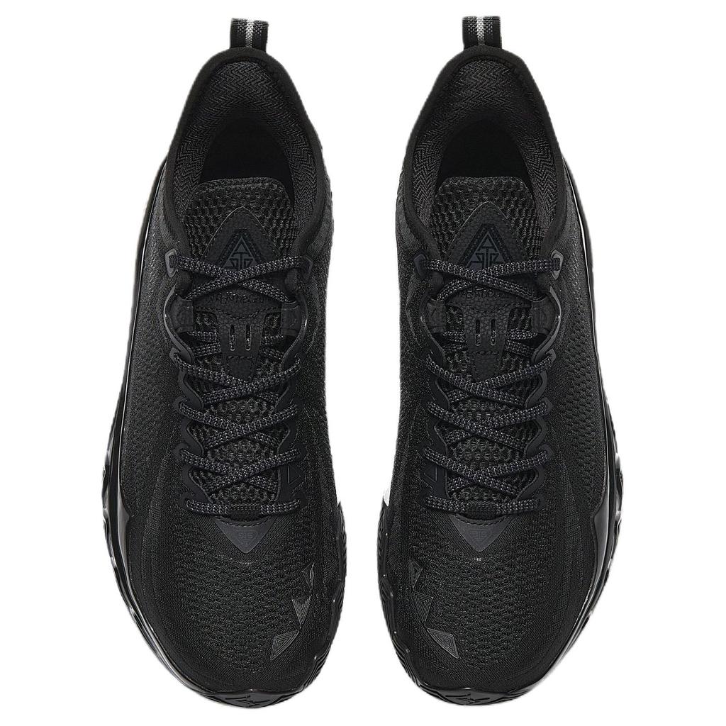 Anta Swagger 2 Cushioning Abrasion Resistant Rebound Low top Basketball Shoes Men's Black 912531106-1