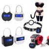 SM Rechargeable USB Electronic Timer For Handcuffs Mouth Gag Time Lock Bdsm Bondage Chastity BDSM Adult Slave Sex Toys