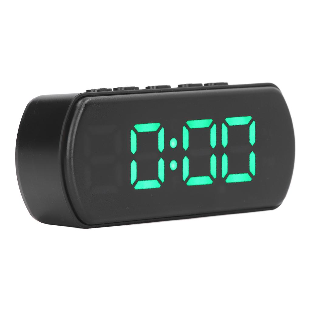 Digital Alarm Clocks Snooze Temperature 12 24Hr Small Electronic Desk Clock with LED Display for