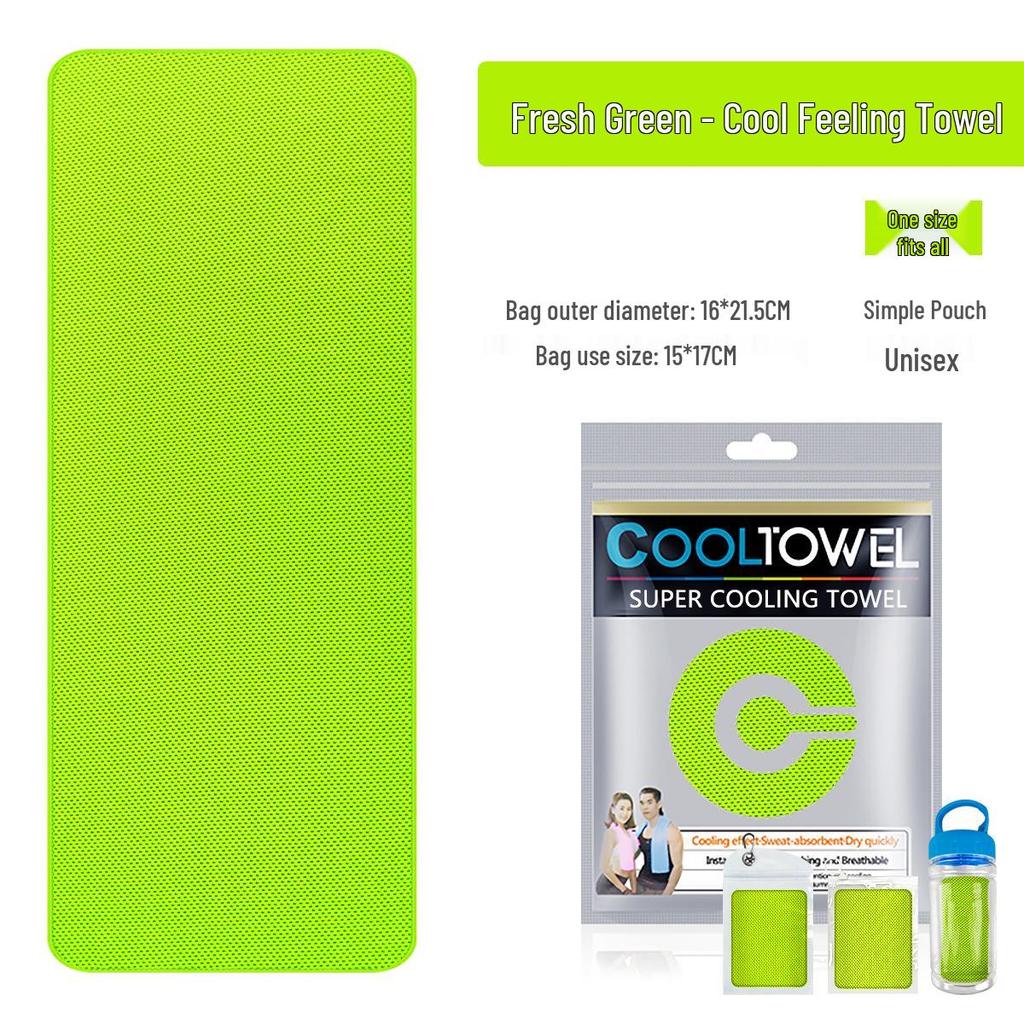 Outdoor Quick-Dry Ice-Cooling Sports Towel – Lightweight, Sweat-Wicking, Customizable Cold-Feel Towel
