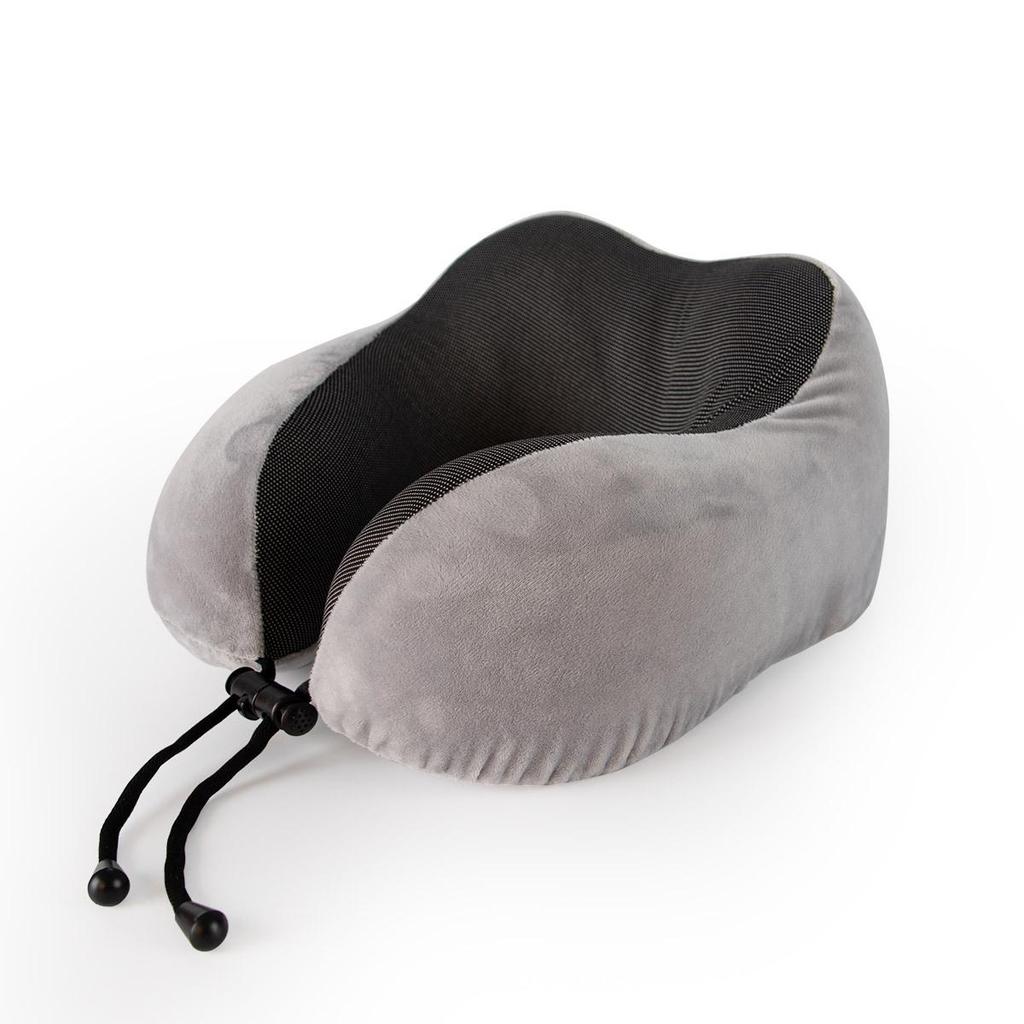 Customizable Memory Foam U-Shaped Travel Neck Pillow