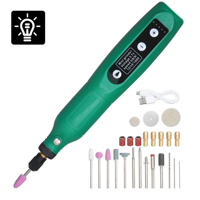 Variable Speed Electric Engraving Pen and Grinder for Jade and Pet Nails