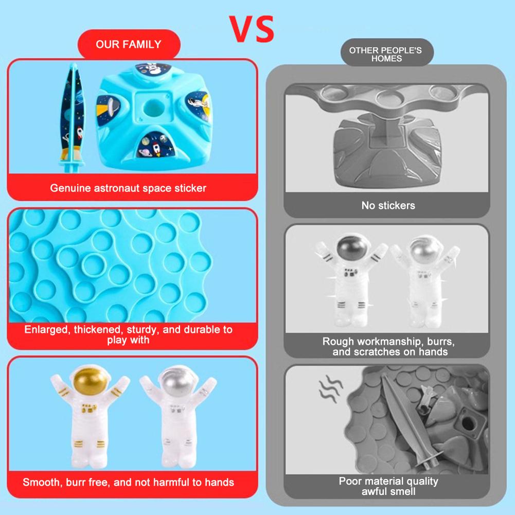 Astronaut Balance Games Parent-Child Interaction Balance Board Game Funny Educational Balance Tree Decompression for Kids