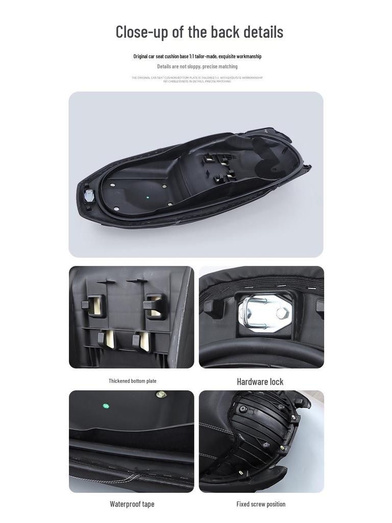 Honda ADV350 Seat Assembly with Soft Latex Cushion, Lumbar Support, Comfortable, Waterproof