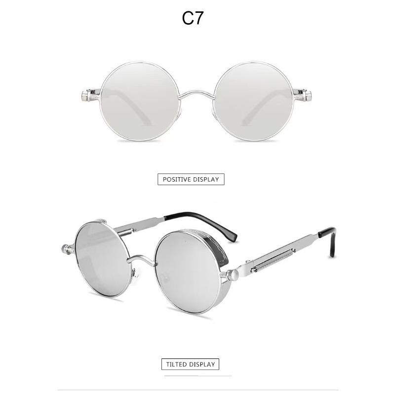 1PC Steampunk Sunglasses Metal Spring Foot Unisex Retro Vintage Eyewear for Men Women