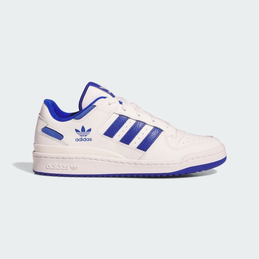 

Adidas FORUM LOW CL Core White Sneakers ORIGINALS Unisex IH7829 Core White / Team Royal Blue / Core White